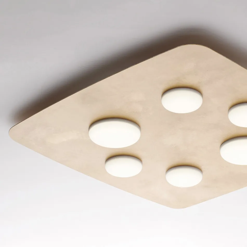 Nowoczesna lampa ze szkła i metalu do stylowej aranżacji wnętrz – Kepler Viadurini