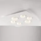 Nowoczesna lampa ze szkła i metalu do stylowej aranżacji wnętrz – Kepler Viadurini