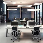 Nowoczesna okrągła lampa wisząca z polietylenu Made in Italy - Slide Giotto Viadurini