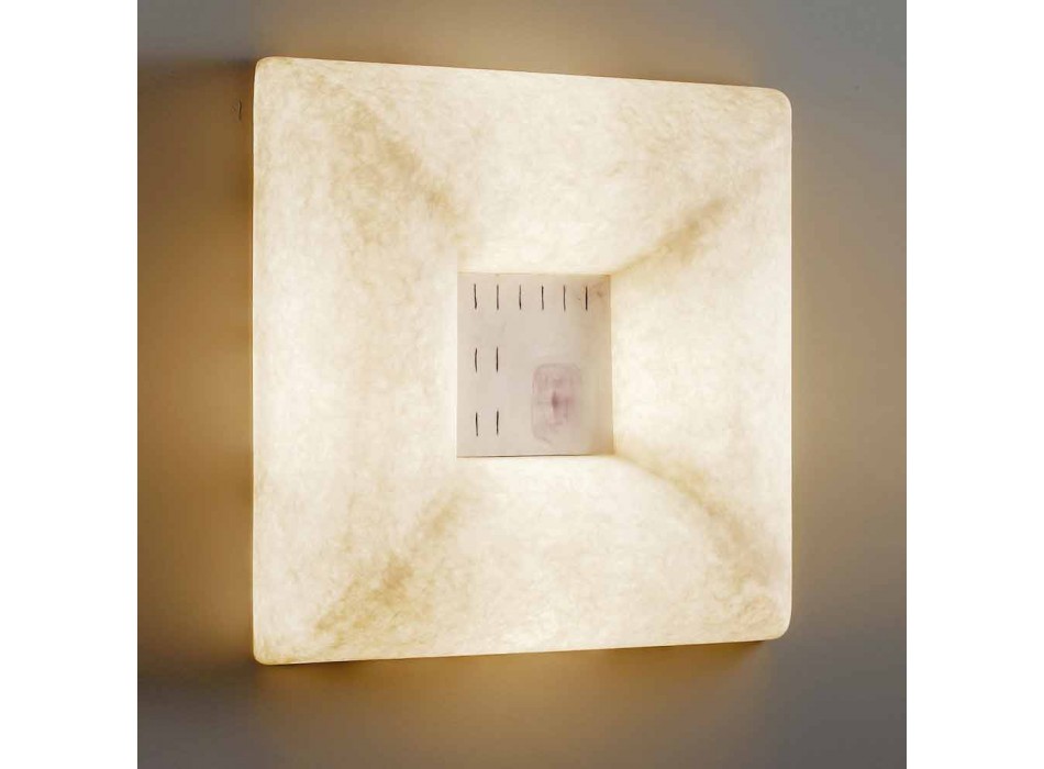 Biała nebulitowa lampa ścienna In-es.artdesign Dada Luna 1 design