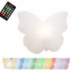 Lampa do wnętrz lub na zewnątrz, White Butterfly Modern Design - Farfallastar Viadurini