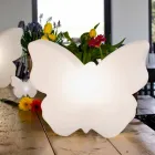 Lampa do wnętrz lub na zewnątrz, White Butterfly Modern Design - Farfallastar Viadurini