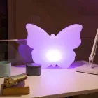 Lampa do wnętrz lub na zewnątrz, White Butterfly Modern Design - Farfallastar Viadurini