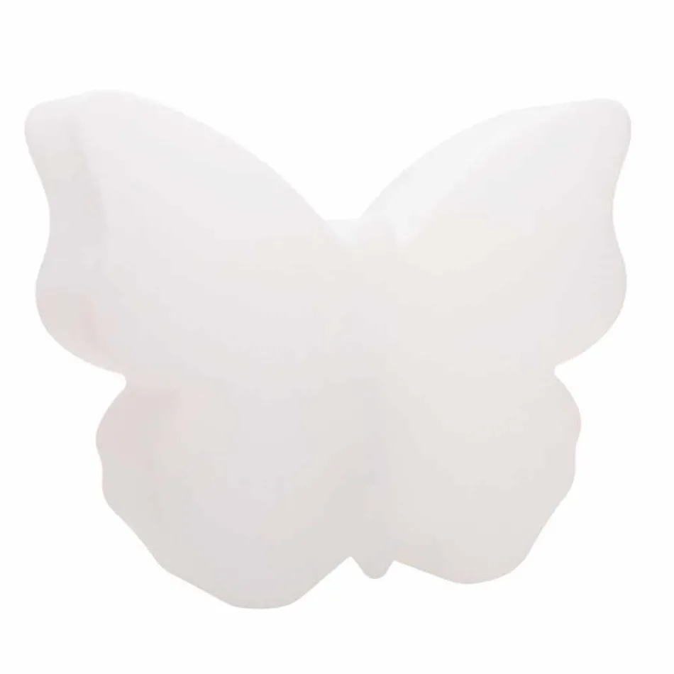 Lampa do wnętrz lub na zewnątrz, White Butterfly Modern Design - Farfallastar Viadurini