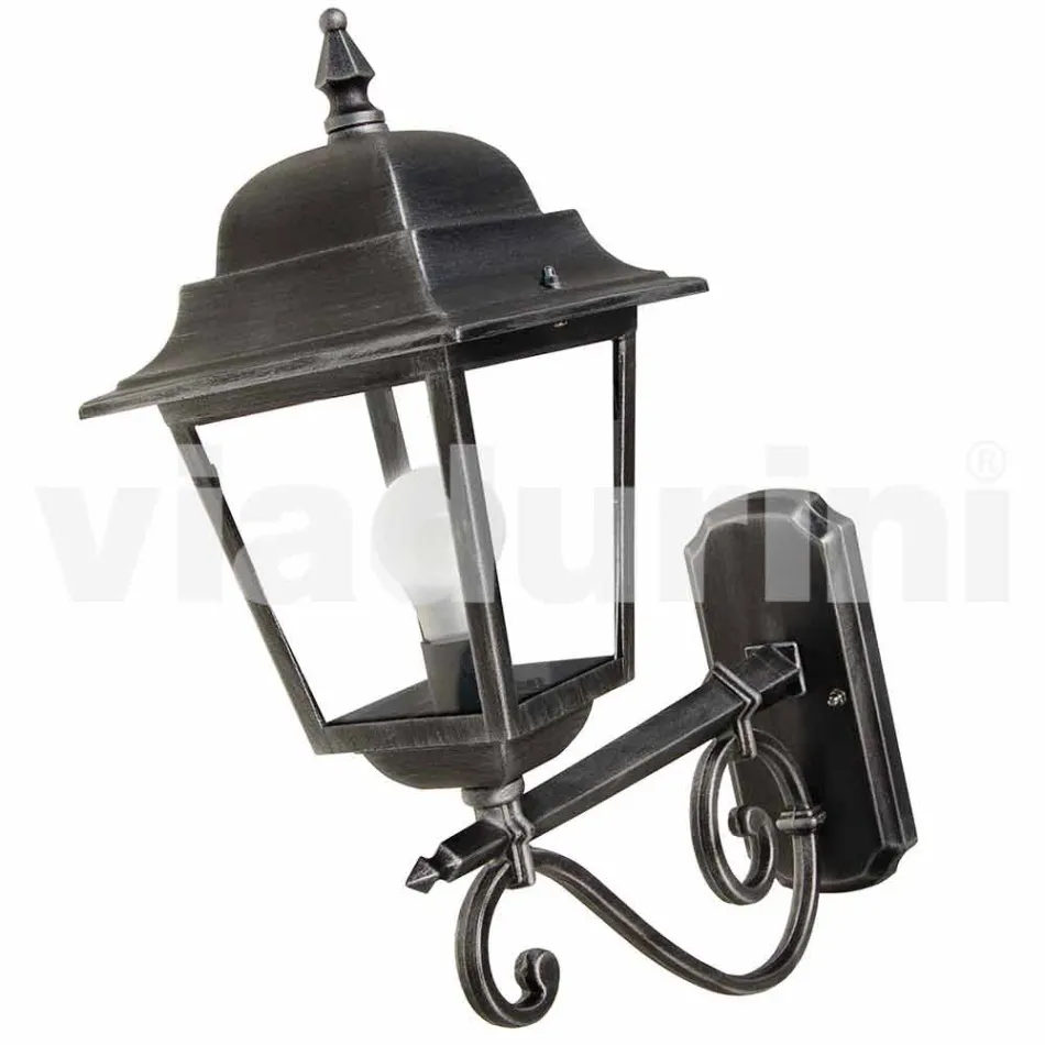 Zewnętrzna lampa ścienna z aluminium wyprodukowana we Włoszech, Aquilina Viadurini