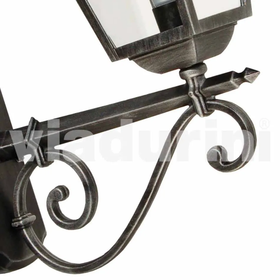 Zewnętrzna lampa ścienna z aluminium wyprodukowana we Włoszech, Aquilina Viadurini