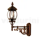 Kinkiet zewnętrzny z aluminium Made in Italy - Leona Viadurini