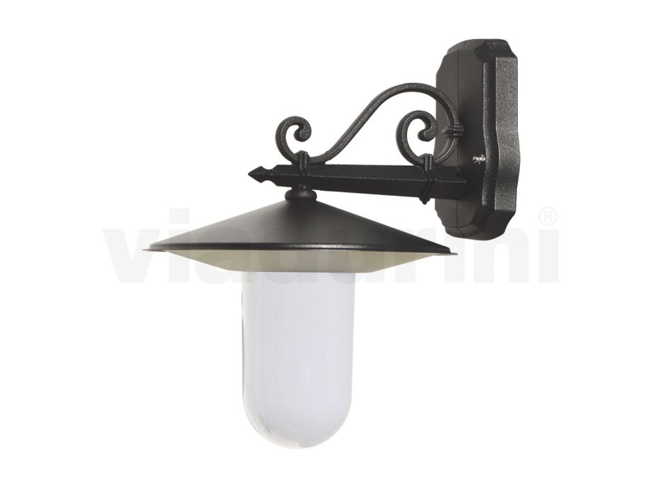 Lampa zewnętrzna z antracytowego szarego aluminium Made in Italy - Belen Viadurini