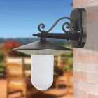 Lampa zewnętrzna z antracytowego szarego aluminium Made in Italy - Belen Viadurini