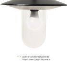 Lampa zewnętrzna z antracytowego szarego aluminium Made in Italy - Belen Viadurini