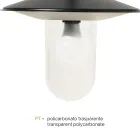 Lampa zewnętrzna z antracytowego szarego aluminium Made in Italy - Belen Viadurini