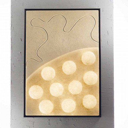 Nowoczesna lampa ścienna / panel In-es.artdesign nebulit Ten Moons Viadurini