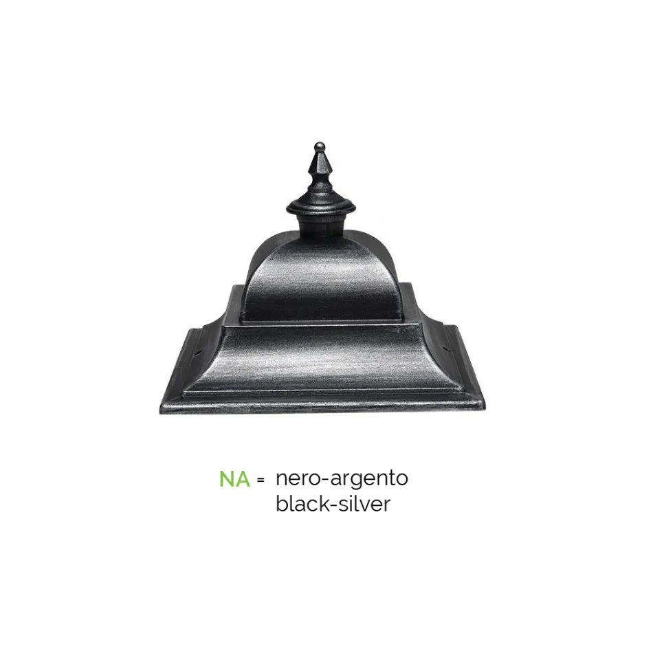 Zewnętrzna lampa wisząca z aluminium i szkła Made in Italy - Bonaria Viadurini