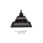 Zewnętrzna lampa wisząca z aluminium i szkła Made in Italy - Bonaria Viadurini