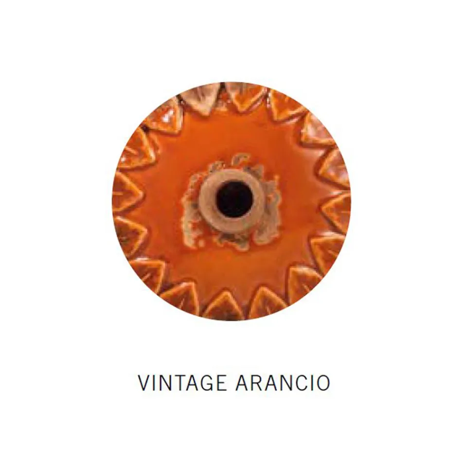 Lampa wisząca w stylu industrialnym z żelaza, szkła i ceramiki - Urban Viadurini