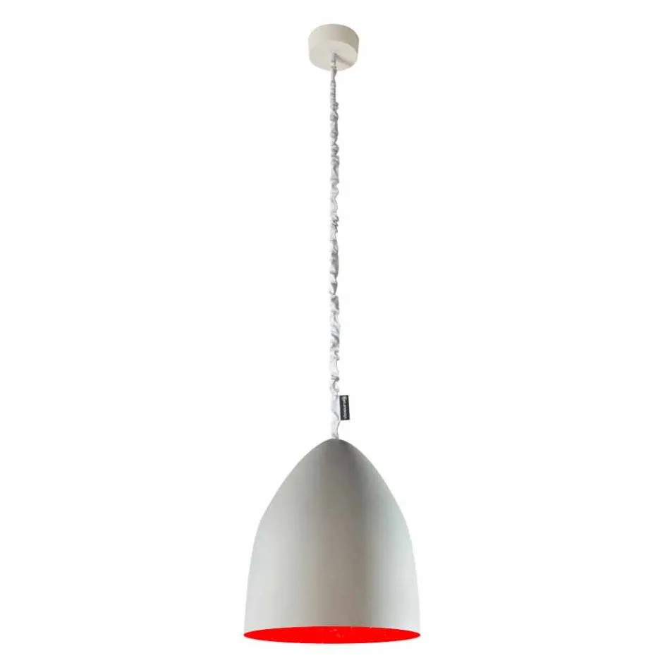 Lampa wisząca In-es.artdesign Flower S Cement cementowy Viadurini