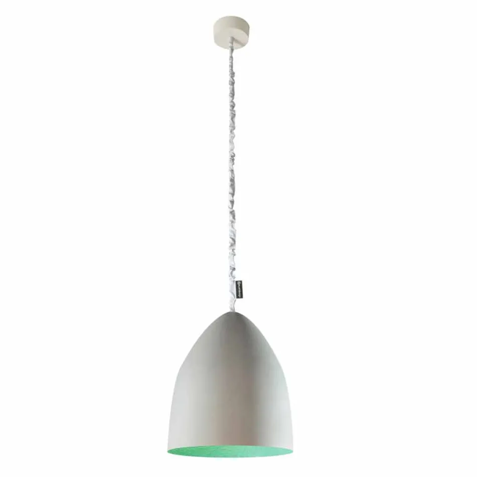 Lampa wisząca In-es.artdesign Flower S Cement cementowy Viadurini