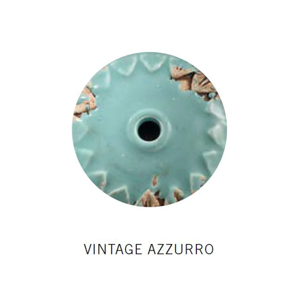 Przemysłowa lampa wisząca ręcznie robione żelazo i ceramika - przemysłowa Viadurini