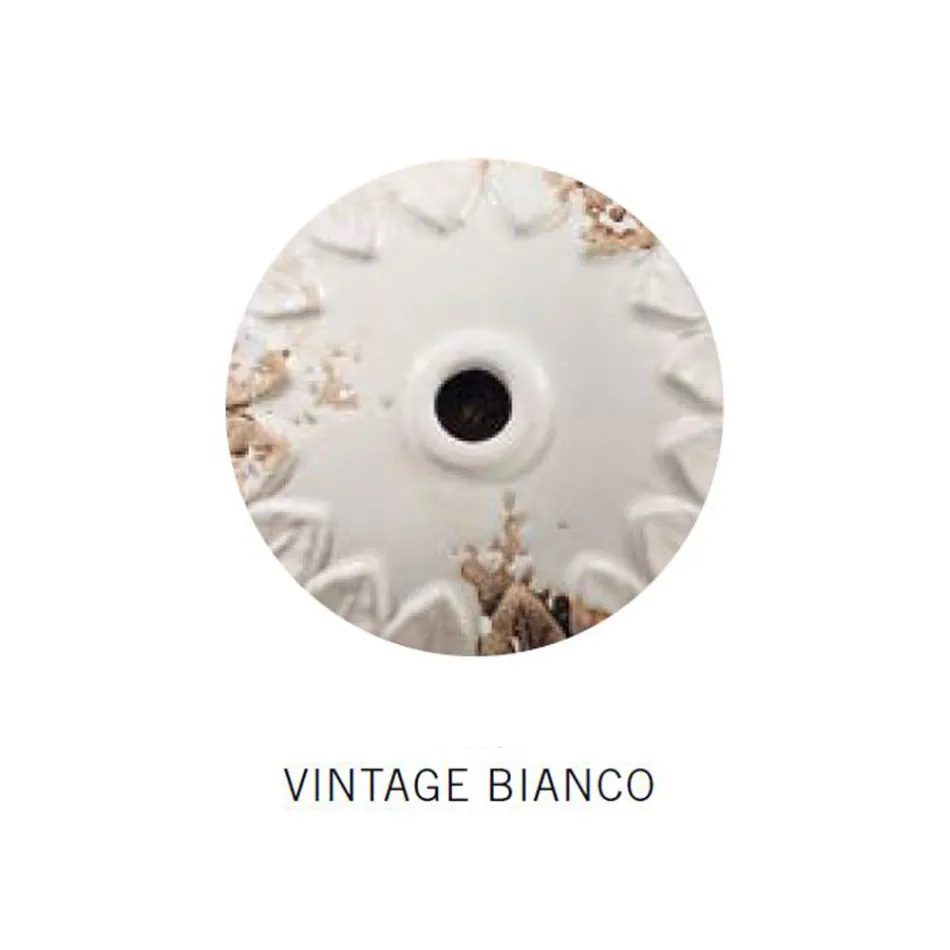 Przemysłowa lampa wisząca ręcznie robione żelazo i ceramika - przemysłowa Viadurini