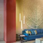 Lampa suspensyjna metakrylu Slide Flux Wisząca cienka wykonana we Włoszech Viadurini