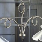 Lampa wisząca 2 światła ręcznie wykonana z błyszczącej ceramiki z różami - Lecco Viadurini
