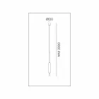 Lampa wisząca z 1, 3 lub 6 światłami w mosiądzu Nowoczesny design - Typha od Il Fanale Viadurini