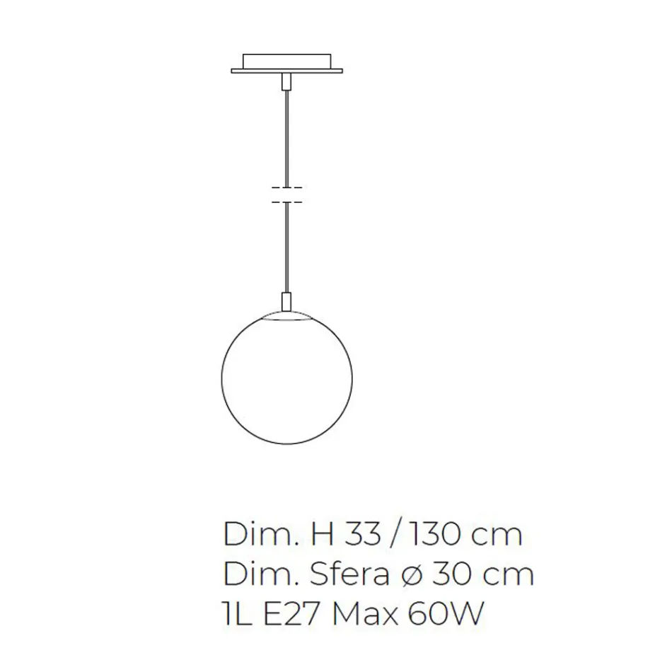 Ręcznie wykonana lampa wisząca z dmuchanego szkła weneckiego - Nova Viadurini