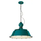 Przemysłowa lampa wisząca rzemieślnicza z żelaza i ceramiki - przemysłowa Viadurini