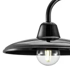 Lampa wisząca Czarna Ceramika i Żelazo Industrial Vintage Design - Bew Viadurini