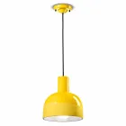 Lampa wisząca w stylu retro w ceramice Made in Italy - Ferroluce Caxixi Viadurini