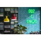 Lampa wisząca w stylu retro w ceramice Made in Italy - Ferroluce Caxixi Viadurini