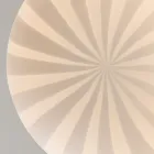 Lampa wisząca wydłużona z białego filigranowego szkła - Caravan Viadurini