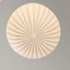 Okrągła lampa wisząca z białego filigranowego szkła - przyczepa kempingowa Viadurini