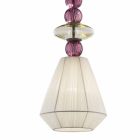 Ręcznie robiona lampa wisząca ze szkła weneckiego, Made in Italy - Amilia Viadurini
