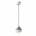 Lampa wisząca w ceramice i nowoczesne aluminium wykonane we Włoszech w Azji Viadurini