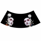 Lampa wisząca z antracytowego lnu z wewnętrznym wzorem, 2 rozmiary - Bramosia Viadurini