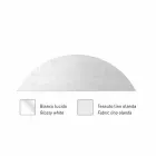 Podwieszana lampa metalowa z kloszem z siatki lub lnu Made in Italy - Jump Viadurini