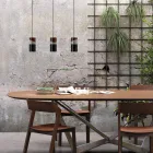 Lampa wisząca z mosiądzu i nowoczesne kolorowe ceramiczne wykonane we Włoszech w Azji Viadurini