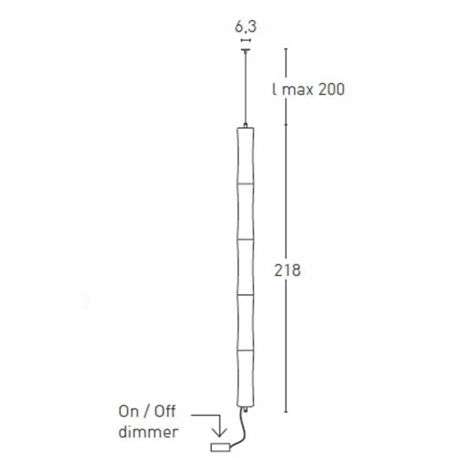 Lampa wisząca z białego polietylenu i metalu Made in Italy - Asturia Viadurini