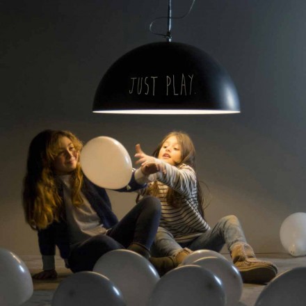 Wisząca lampa w żywicy In-es.artdesign Half Moon Nowoczesna tablica Viadurini