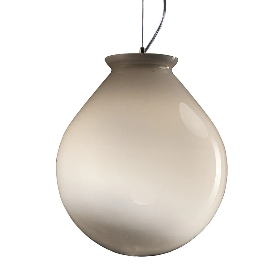Lampa wisząca z ręcznie dmuchanego szkła weneckiego - balon Viadurini