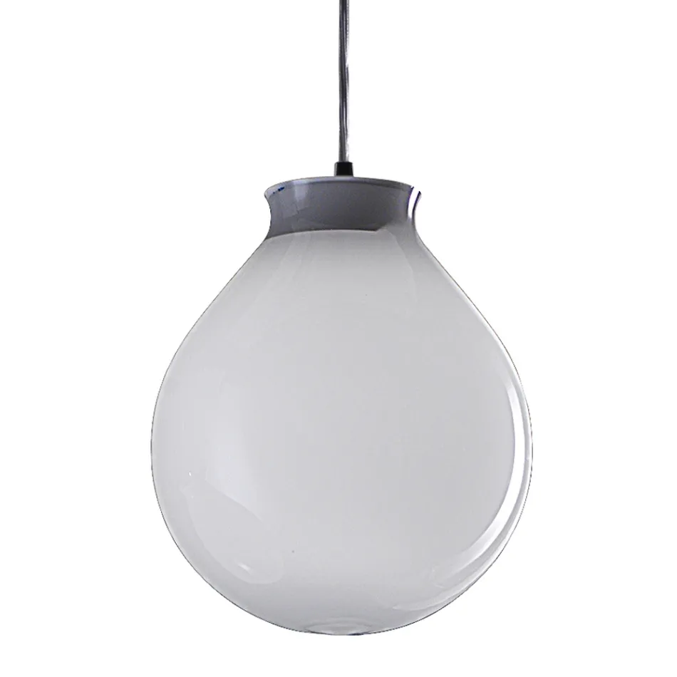 Lampa wisząca z ręcznie dmuchanego szkła weneckiego - balon Viadurini