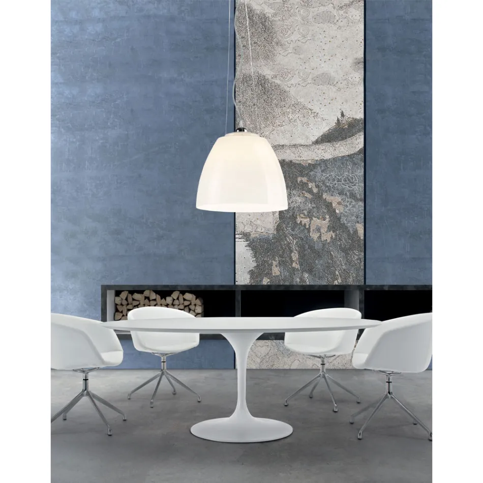 Lampa wisząca ze szkła weneckiego ręcznie dmuchanego - Flora Viadurini