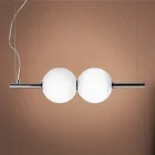 Lampa wisząca z ręcznie dmuchanego szkła weneckiego - Jupiter Viadurini