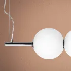 Lampa wisząca z ręcznie dmuchanego szkła weneckiego - Jupiter Viadurini