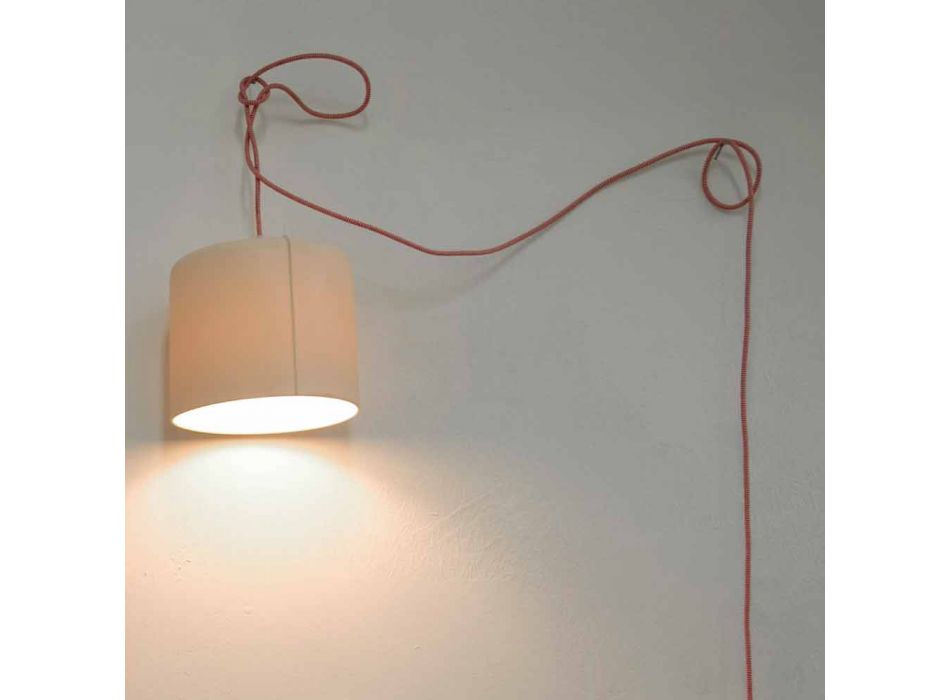 Nowoczesna lampa wisząca In-es.artdesign Świeczka 2 w kolorze laprene Viadurini