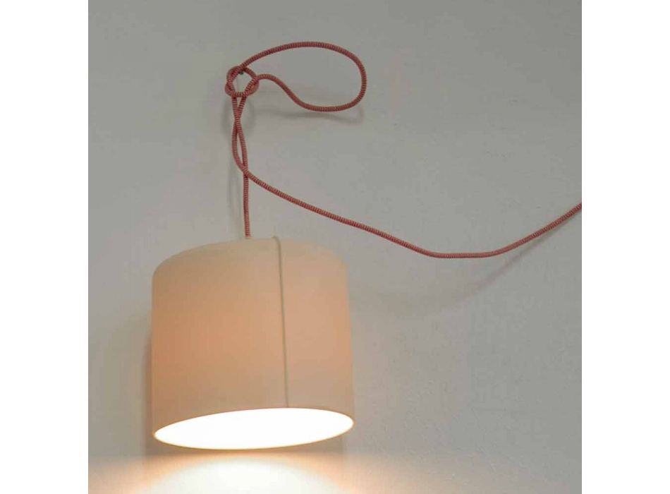 Nowoczesna lampa wisząca In-es.artdesign Świeczka 2 w kolorze laprene Viadurini