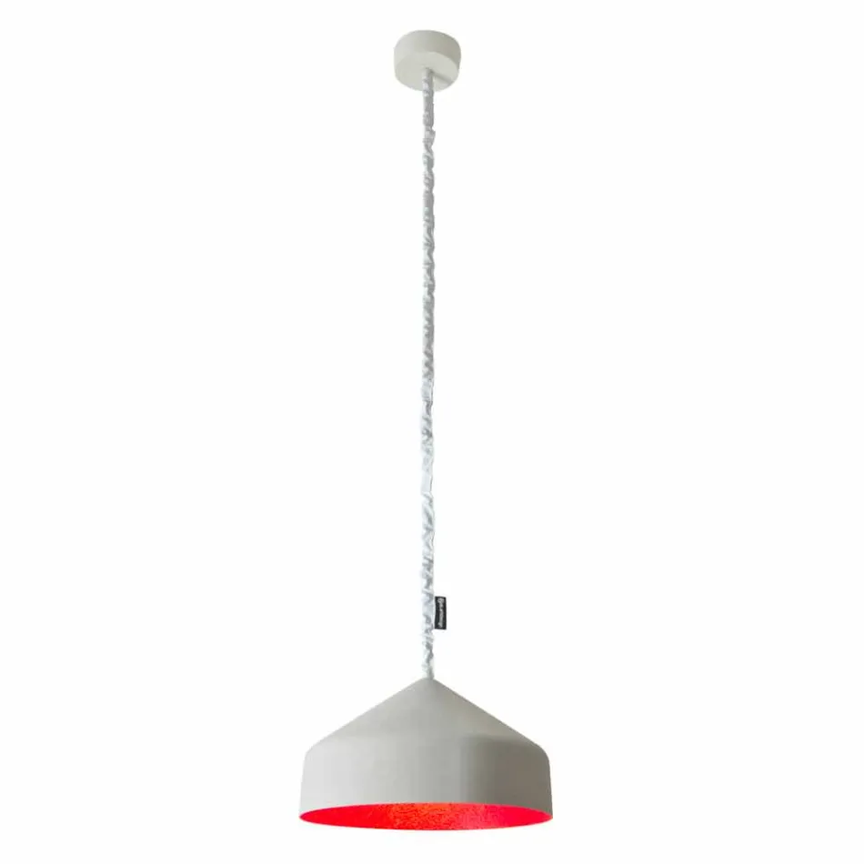 Współczesna lampa wisząca In-es.artdesign Cyrcus Painted cement Viadurini