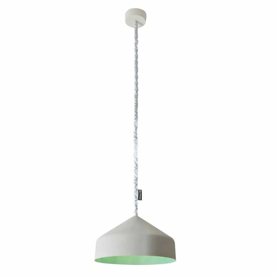 Współczesna lampa wisząca In-es.artdesign Cyrcus Painted cement Viadurini