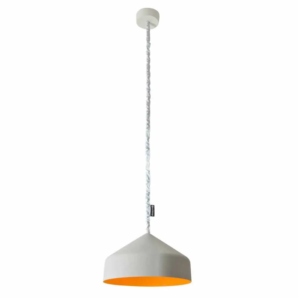 Współczesna lampa wisząca In-es.artdesign Cyrcus Painted cement Viadurini